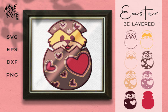 3D Easter Egg: A Versatile Digital Craft Solution