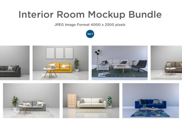 3D Rendered of Interior Living Room V-7