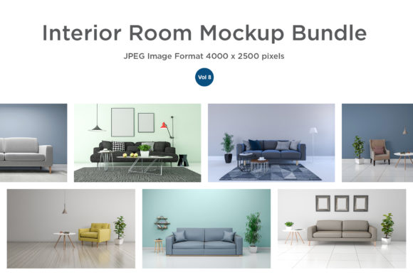 3D Rendered of Interior Living Room V-8