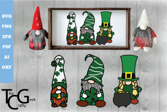 3D St. Patrick s Day Gnomes