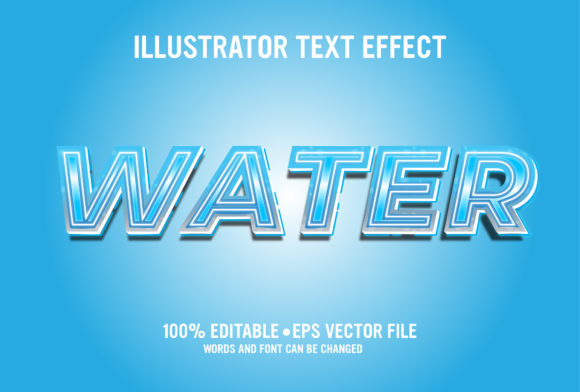 Unlocking the Potential of Editable 3D Water Text Effect in Modern Design